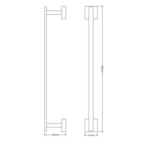полотенцедержатель Omnires Lift chrome (8124ACR)