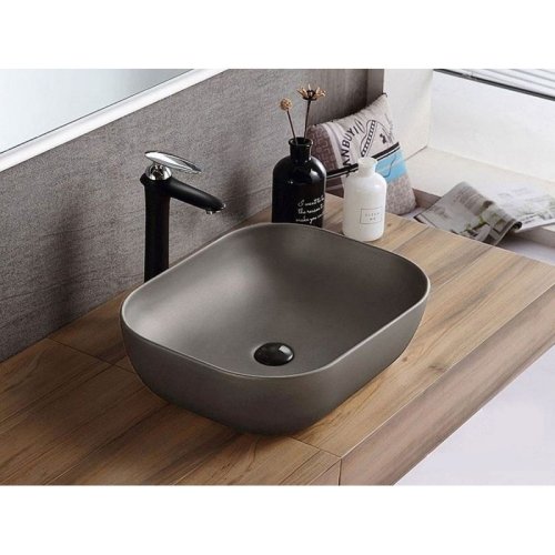 умывальник Rea Belinda 32,5x45,5 grey (REA-U8492)