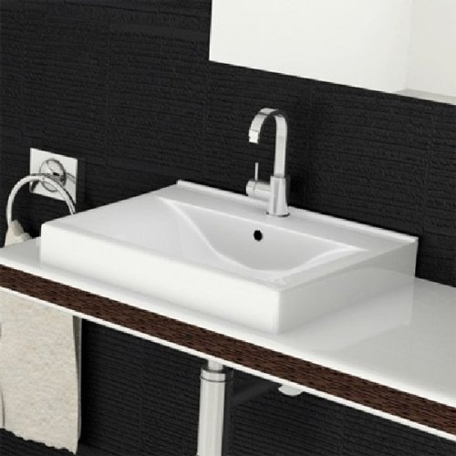 умывальник Rea Sara 46x60,9 белый (REA-U0158)