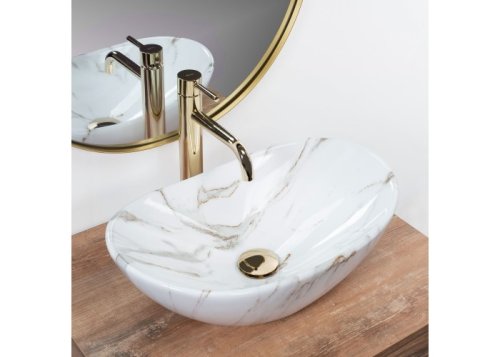 умывальник Rea Royal 48x30,5 Shiny Aiax (REA-U5063)