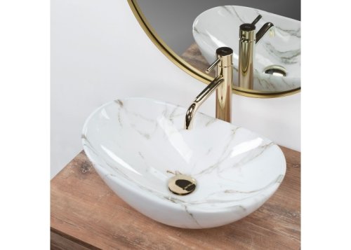 умывальник Rea Royal 48x30,5 Shiny Aiax (REA-U5063)