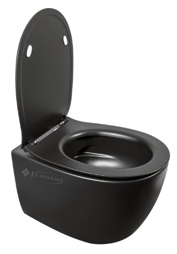 унитаз Isvea Sentimenti Neo rimLess 51x36,3 (10AR02010 black matt)