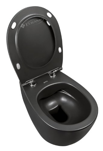 унитаз Isvea Sentimenti Neo rimLess 51x36,3 (10AR02010 black matt)