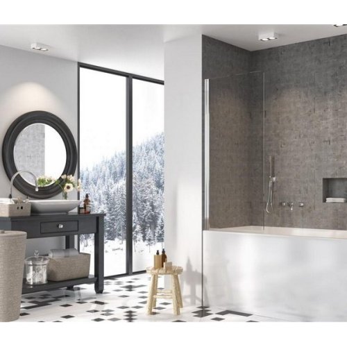 штора для ванны Radaway NES PNJ I 60 левая, безопасное стекло, прозрачное (10011060-01-01L)