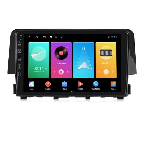 Штатная магнитола FORS.auto M400 для Honda Civic 2015-2020