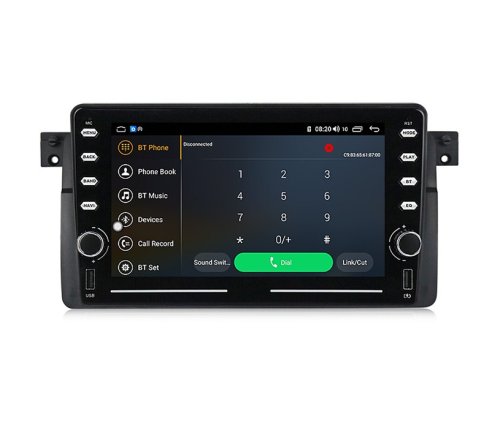 Штатная магнитола FORS.auto K100 для BMW 3 Series E46 1998-2005