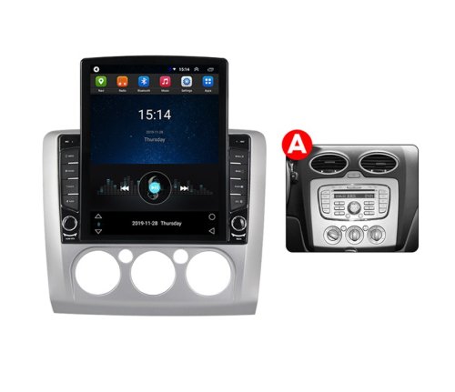 Штатная магнитола FORS.auto TS200 для Ford Focus (manual-Aircondition) 2005-2011