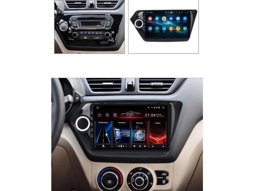 Штатная магнитола FORS.auto M100 для Kia K2 RIO 2012-2015