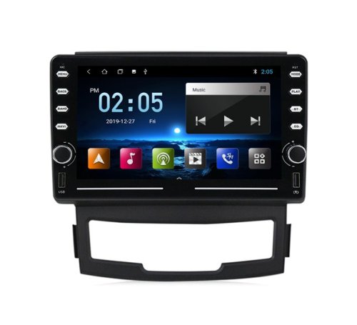 Штатная магнитола FORS.auto K100 для SsangYong Korando 2011-2013