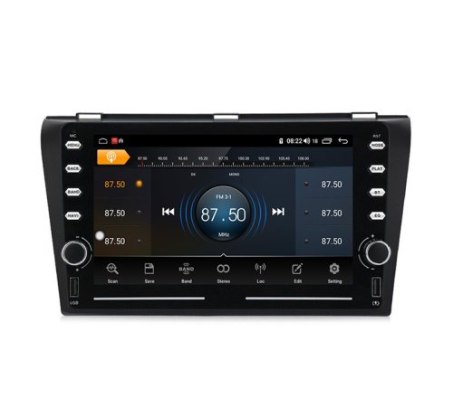 Штатная магнитола FORS.auto K100 для Mazda 3 2004-2008