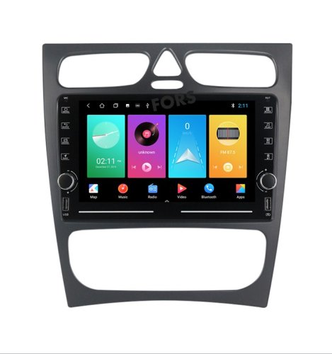 Штатная магнитола FORS.auto K100 для Mercedes Benz W209 2004-2011