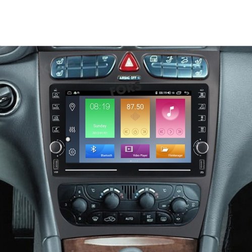 Штатная магнитола FORS.auto K100 для Mercedes Benz W209 2004-2011