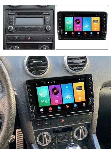 Штатная магнитола FORS.auto K200 для Audi A3 2003-2013