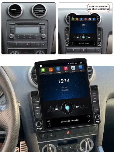 Штатная магнитола FORS.auto TS200 для Audi A3 2003-2013