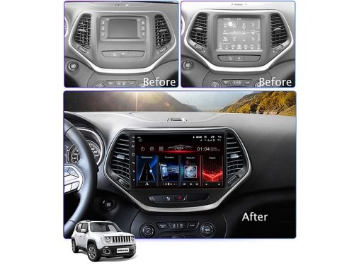 Штатная магнитола FORS.auto M100 для Jeep Cherokee 2014-2017
