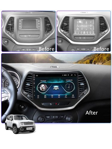 Штатна магнітола FORS.auto M200 для Jeep Cherokee 2014-2017