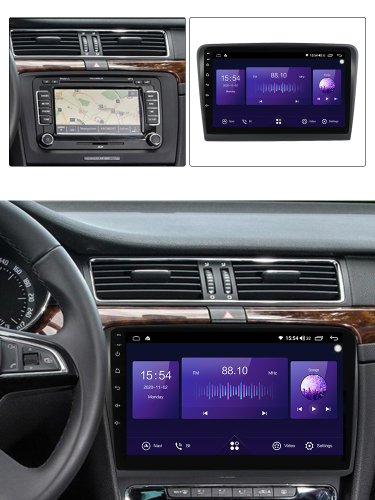 Штатная магнитола FORS.auto M200 для Skoda Superb 2 2008-2015