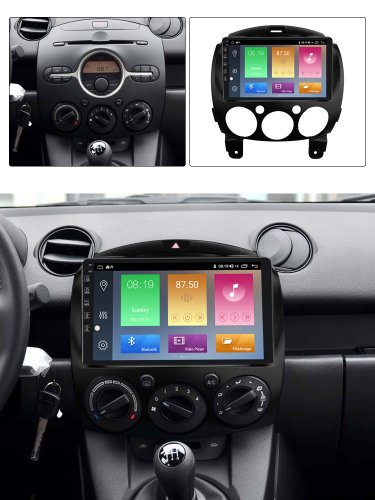 Штатная магнитола FORS.auto M150 для Mazda 2 2007-2014