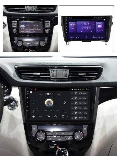 Штатная магнитола FORS.auto M300 для Nissan Qashqai/X-trail-для климата и кондиционера 2013-2020