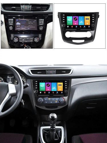 Штатная магнитола FORS.auto K100 для Nissan Qashqai/X-trail-кондиционер 2012-2019