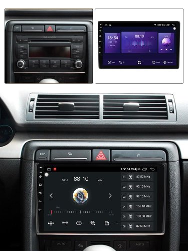 Штатная магнитола FORS.auto М300 для Audi A4 2000-2009