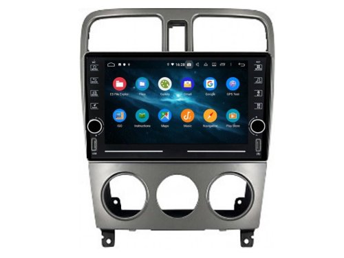 Штатная магнитола FORS.auto K100 для Subaru Forester (9 inch, manual AC) 2004-2008