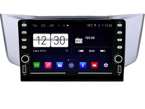 Штатная магнитола FORS.auto K100 для Lexus RX300/RX330/RX350/RX400H 2003-2009