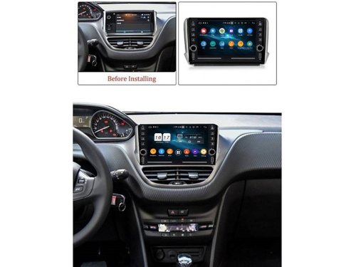 Штатна магнітола FORS.auto K100 для Peugeot 2008 2013-2019