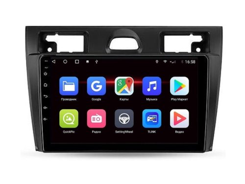 Штатна магнітола FORS.auto M100 для Ford Fiesta (9 inch) 2006-2011