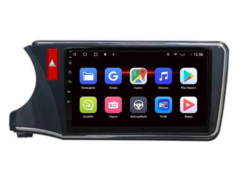 Штатная магнитола FORS.auto M100 для Honda Fit (LHD) 2014