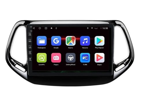 Штатная магнитола FORS.auto M150 для Jeep Compass 2017+