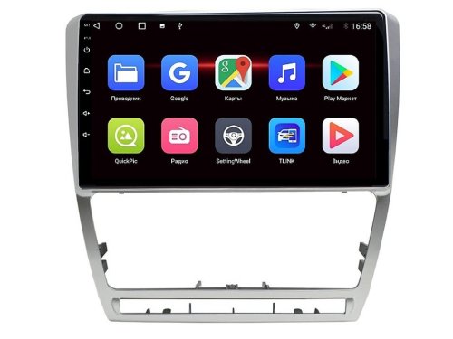 Штатная магнитола FORS.auto M150 для Skoda Octavia A5 Sliver 2004-2014