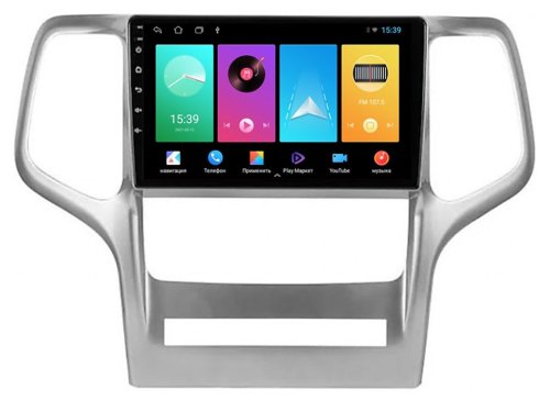 Штатная магнитола FORS.auto M200 для Jeep Grand Cherokee (9 inch, UV, silver) 2008-2012