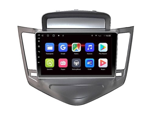 Штатна магнітола FORS.auto M200 для Chevrolet Cruze (9 inch, silver) 2008-2011