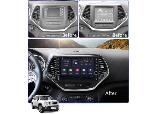 Штатная магнитола FORS.auto K150 для Jeep Cherokee 2014-2017