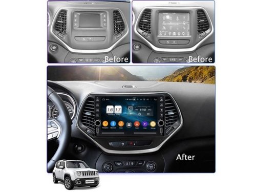 Штатна магнітола FORS.auto K200 для Jeep Cherokee 2014-2017