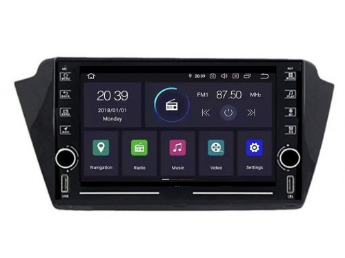 Штатная магнитола FORS.auto K150 для Skoda Fabia 2015-2018