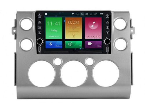 Штатная магнитола FORS.auto K200 для Toyota FJ Cruiser (9 inch, UV silver) 2007+