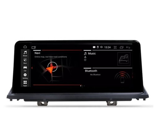 Штатная магнитола FORS.auto для BMW X5/X6 E70/71 NBT (4+64, 12.3") 2008-2009