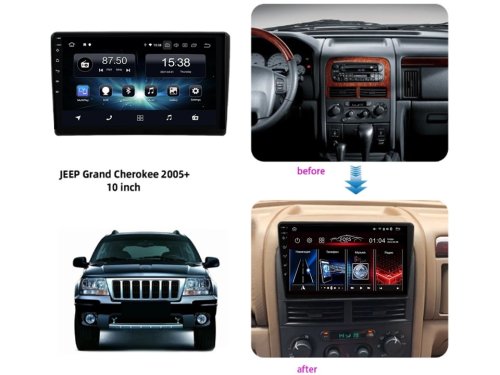 Штатная магнитола FORS.auto M100 для Jeep Grand Cherokee (10.1 inch) 2005+