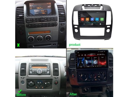 Штатна магнітола FORS.auto M100 для Nissan Navara (9 inch) 2006-2012