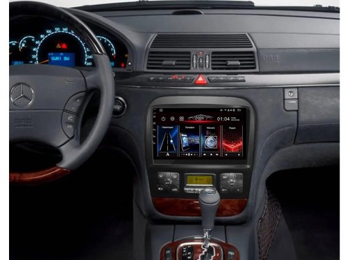 Штатная магнитола FORS.auto M150 для Mercedes-Benz S-Class (W220)(9 inch, black) 2006+