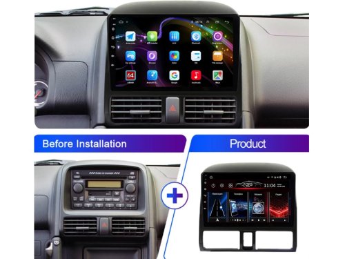 Штатная магнитола FORS.auto M100 для Honda CRV (9 inch) 2001-2006