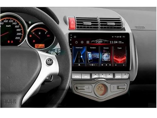 Штатная магнитола FORS.auto M200 для Honda Jazz/City (9 inch, LHD, auto AC) 2006+