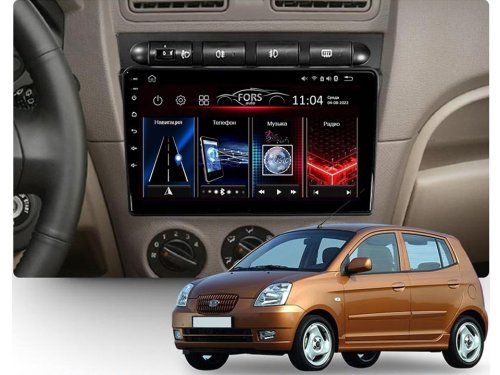 Штатная магнитола FORS.auto M200 для Kia Picanto 2007/EURO STAR (9 inch) 2001-2011