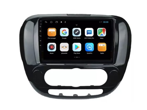 Штатная магнитола FORS.auto M200 для Kia Soul (9 inch, LOW-END, UV black) 2014