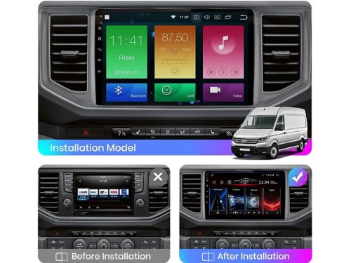 Штатная магнитола FORS.auto M150 для Volkswagen Crafter (10.1 inch) 2017+