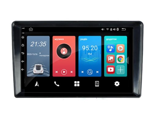 Штатна магнітола FORS.auto M200 для Volkswagen Passat B5/B6 (9 inch, black) 2004-2010