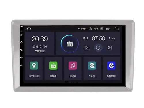 Штатна магнітола FORS.auto M200 для Volkswagen Passat B5/B6 (9 inch, silver) 2004-2010