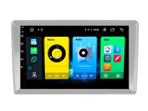 Штатна магнітола FORS.auto M200 для Volkswagen Passat B5/B6 (9 inch, silver) 2004-2010